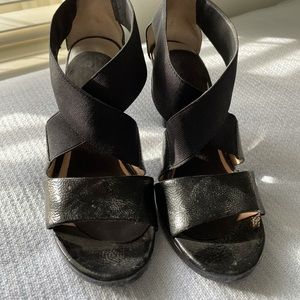 Black Michael Kors heels size 9